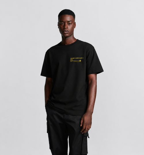 T-shirt Classic Black Oversized.