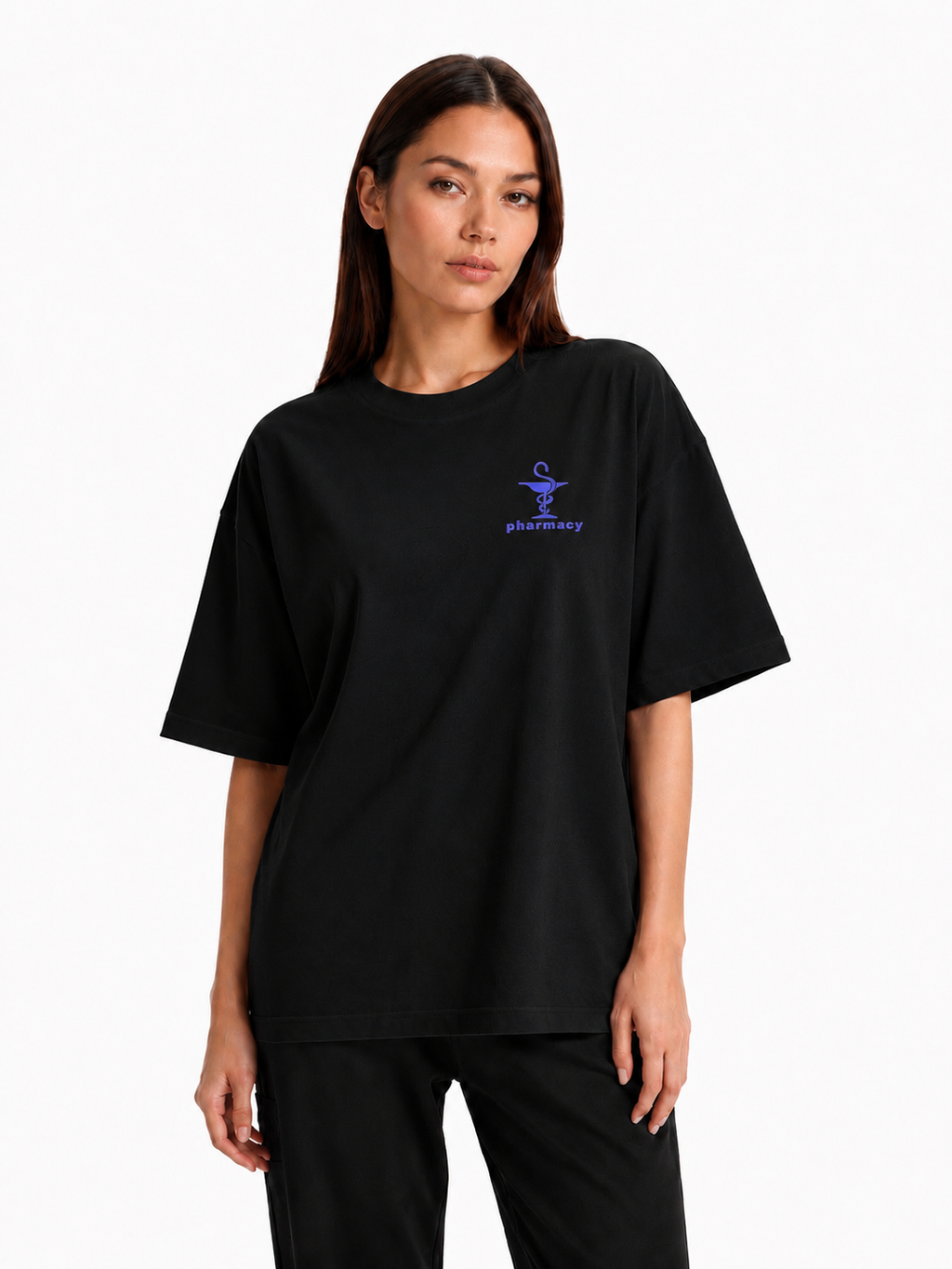 T-shirt Classic Black Oversized.