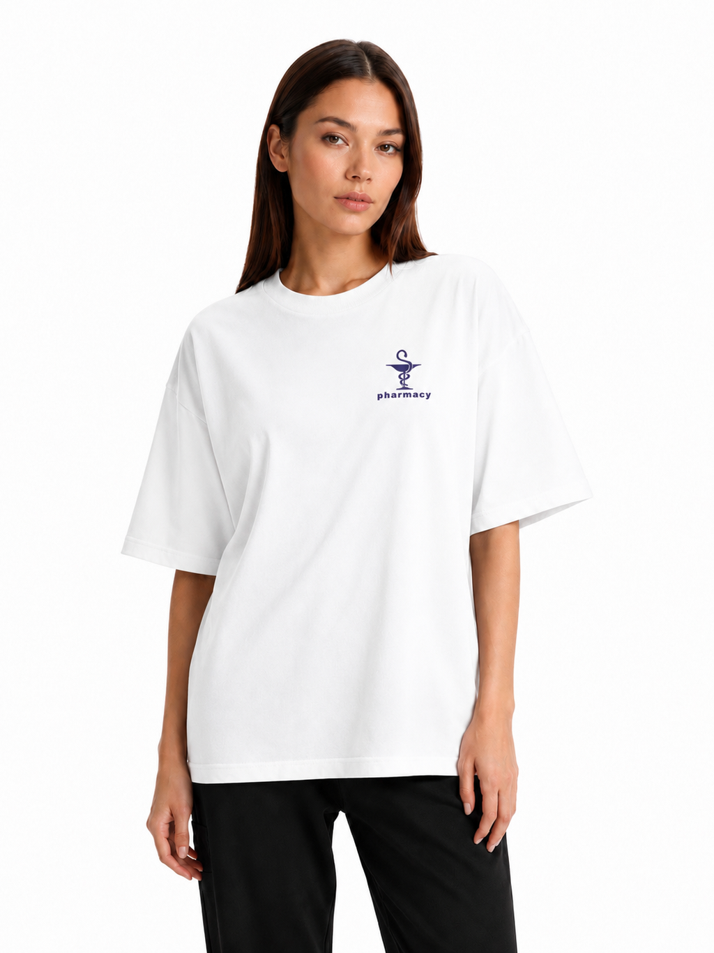 T-shirt Classic White Oversized.