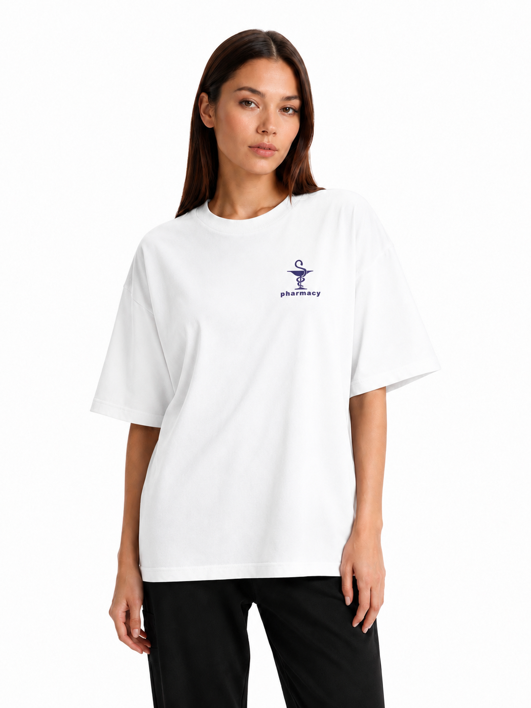 T-shirt Classic White Oversized.