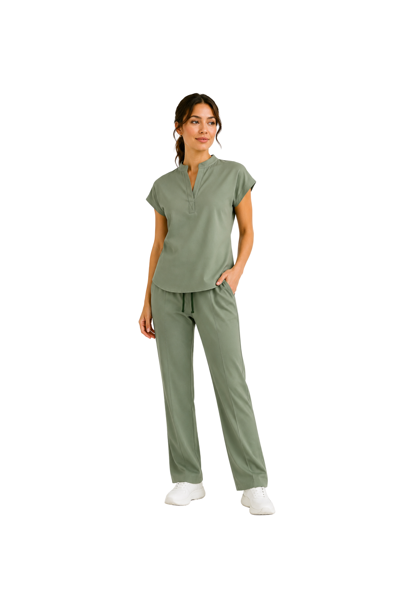 UltraSOFT™ Scrub Pant Vert kaki