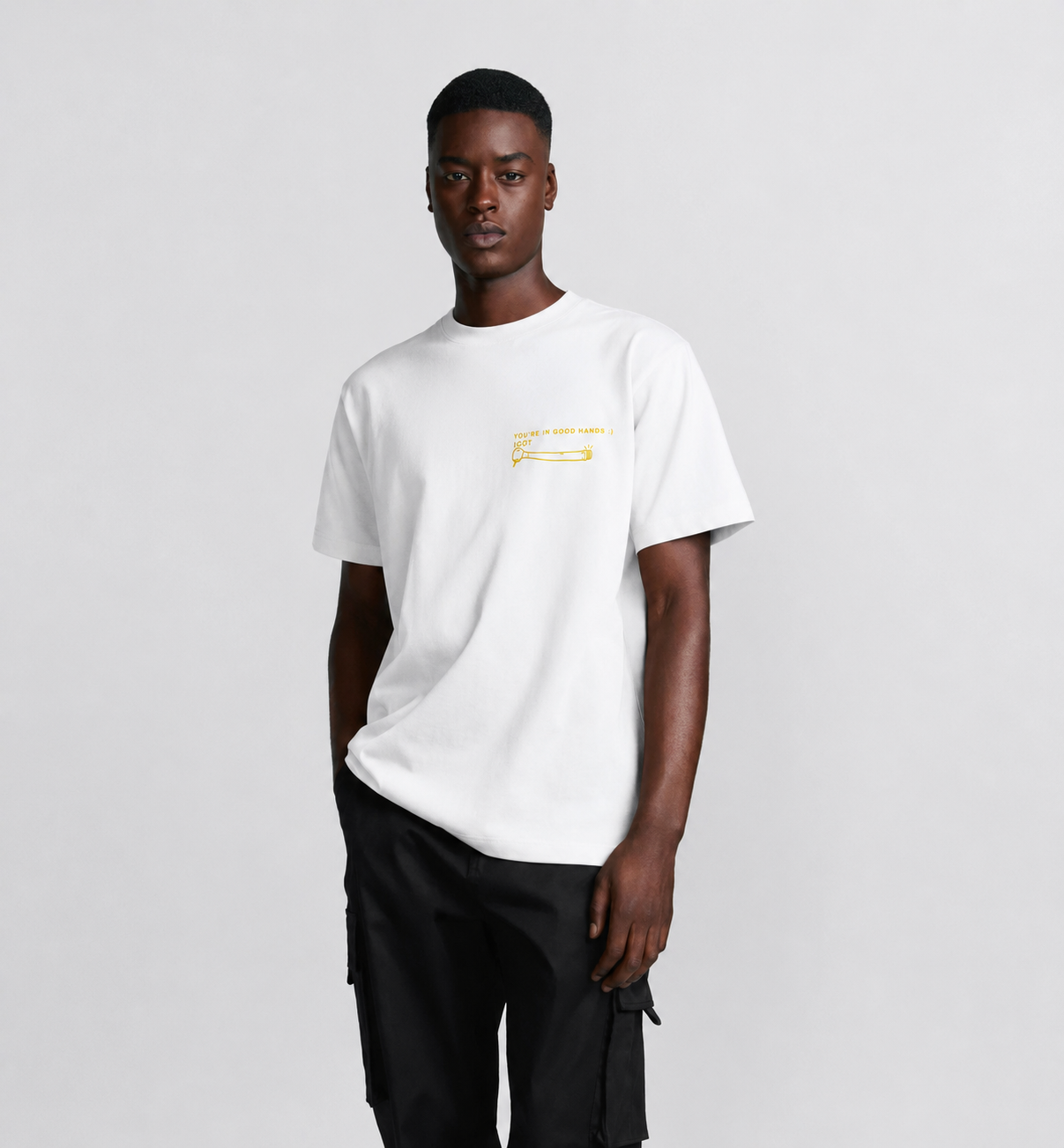 T-shirt Classic White Oversized.