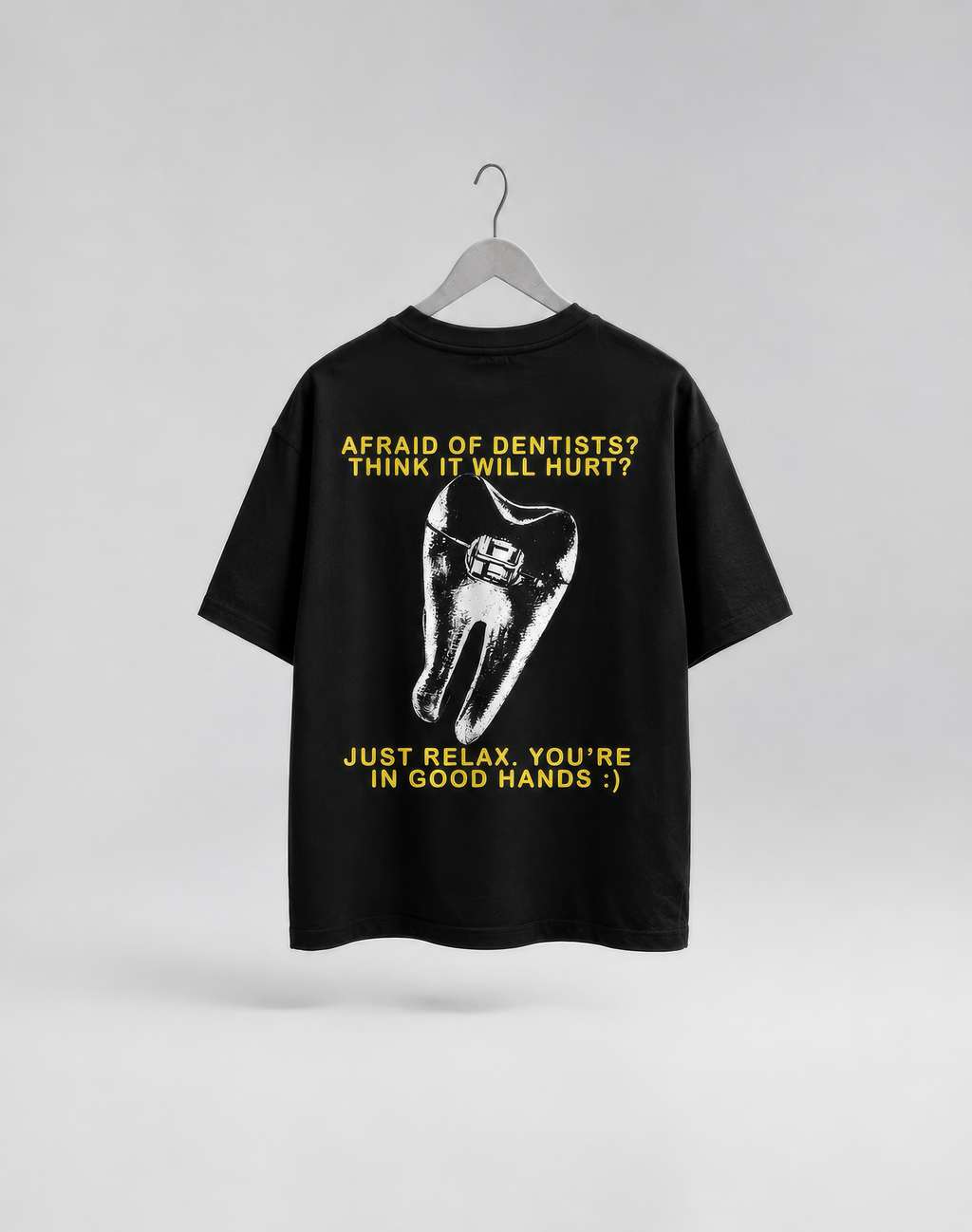 T-shirt Classic Black Oversized.