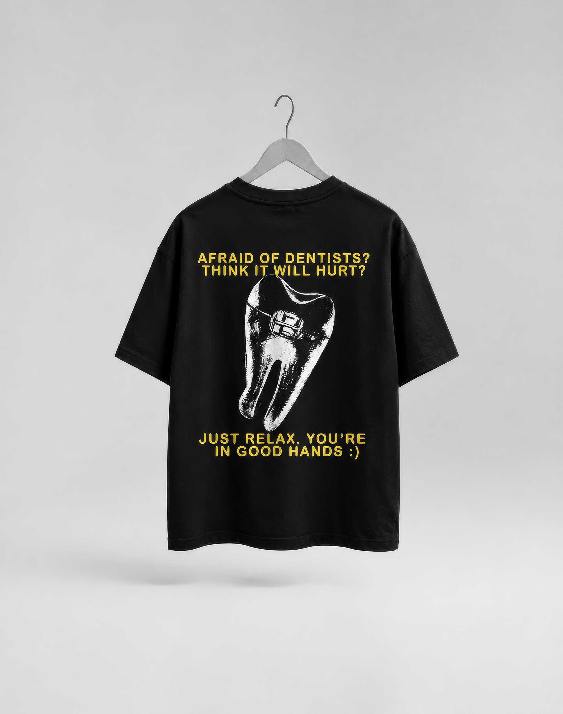 T-shirt Classic Black Oversized.