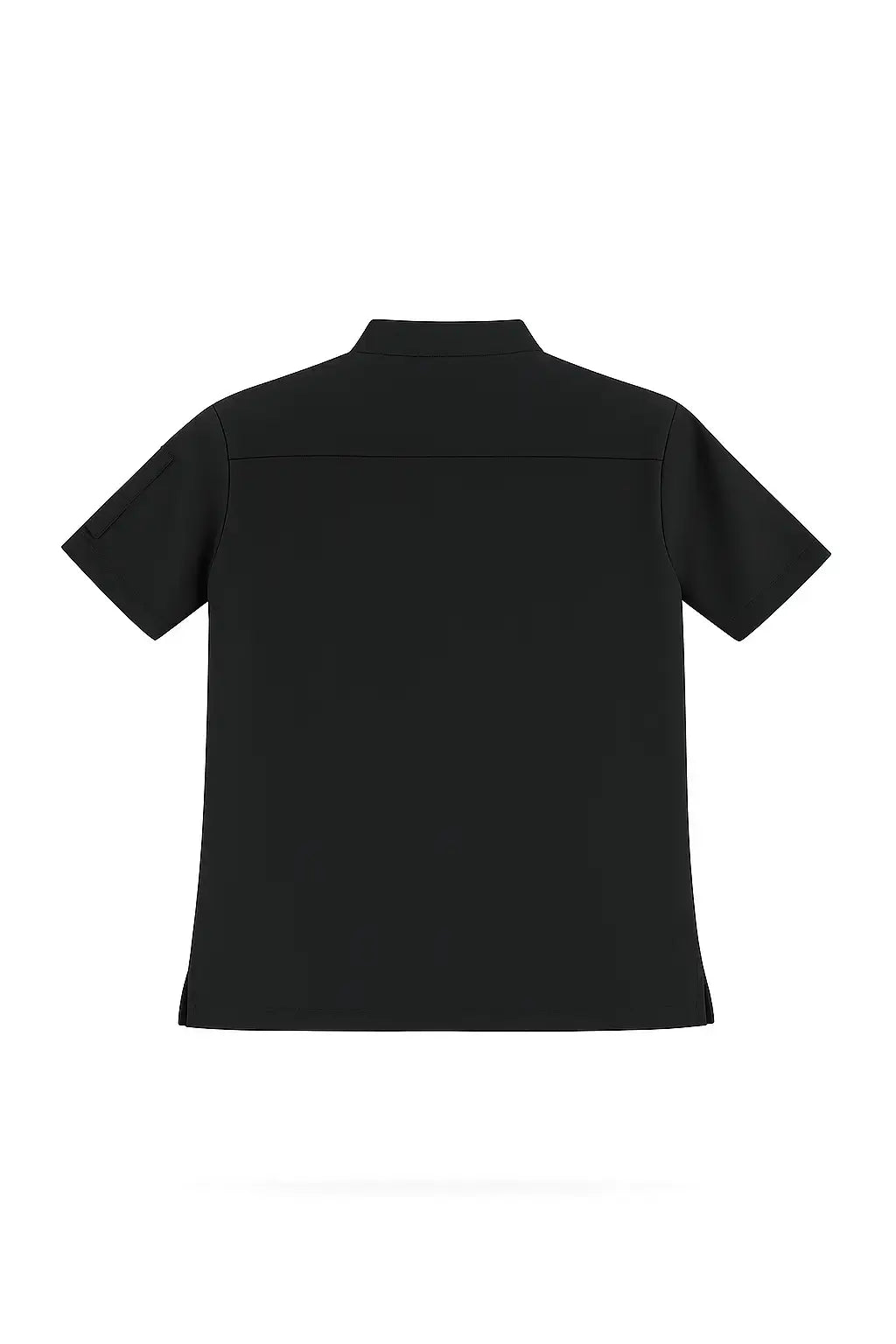 Flexible stretch black nurse scrubs for maximum comfort and movement