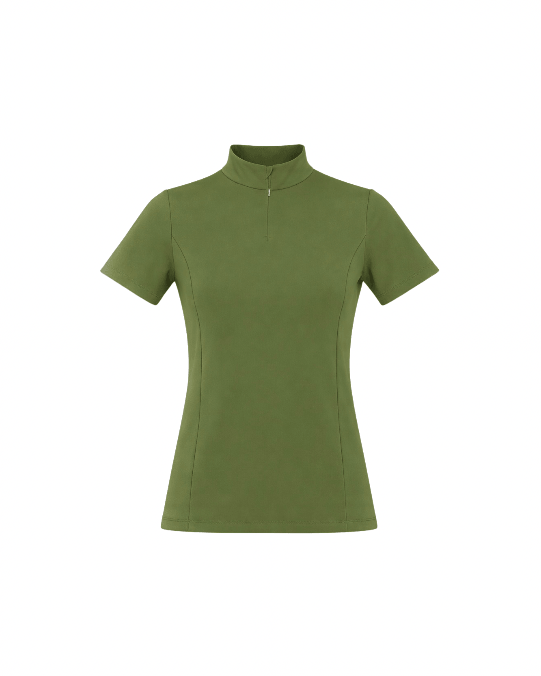 Green nurse uniform scrub top for women F2 medical scrubs healthcare workwear front view