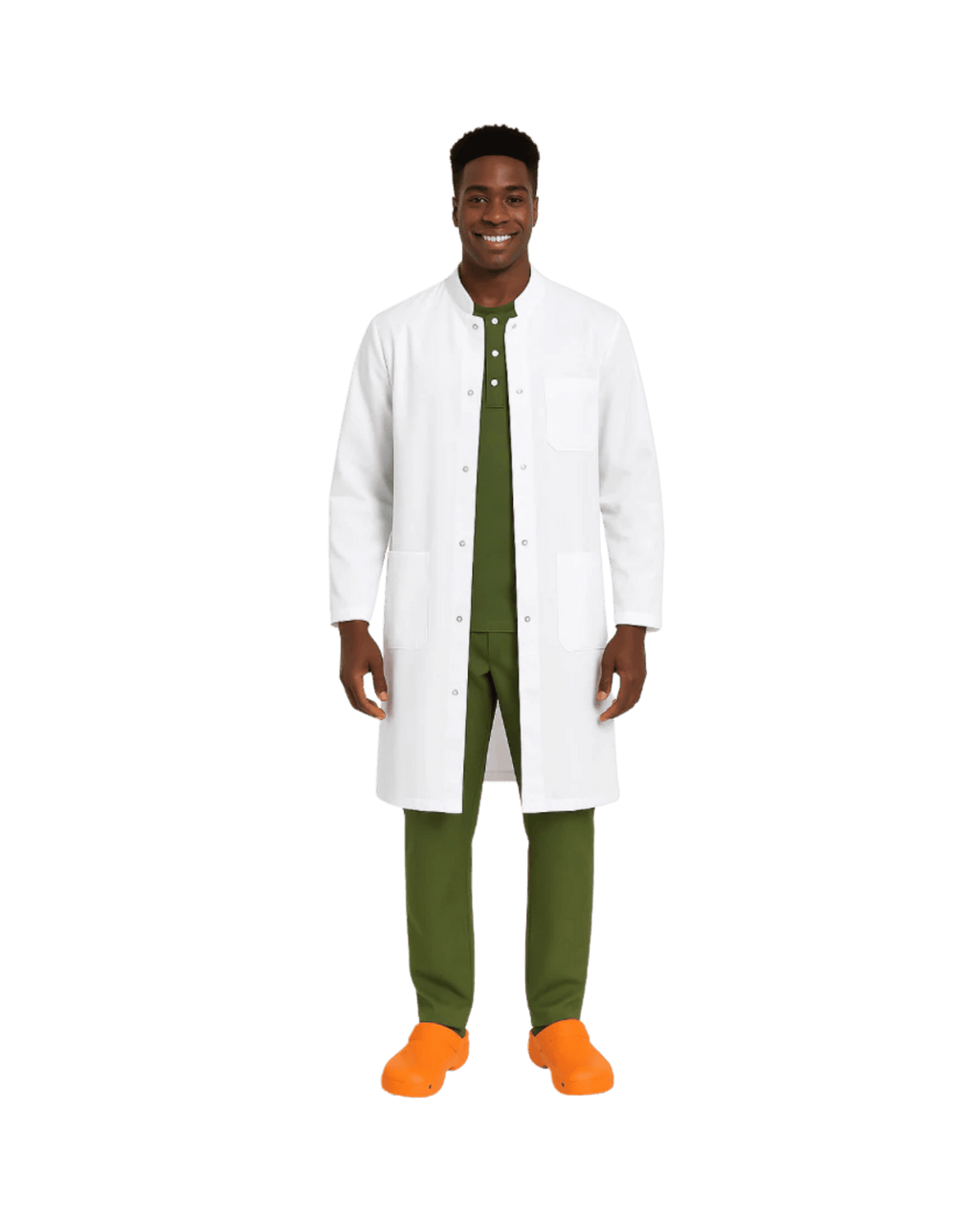 UltraSOFT blouse homme uniforme médical infirmier front view healthcare workwear Maroc