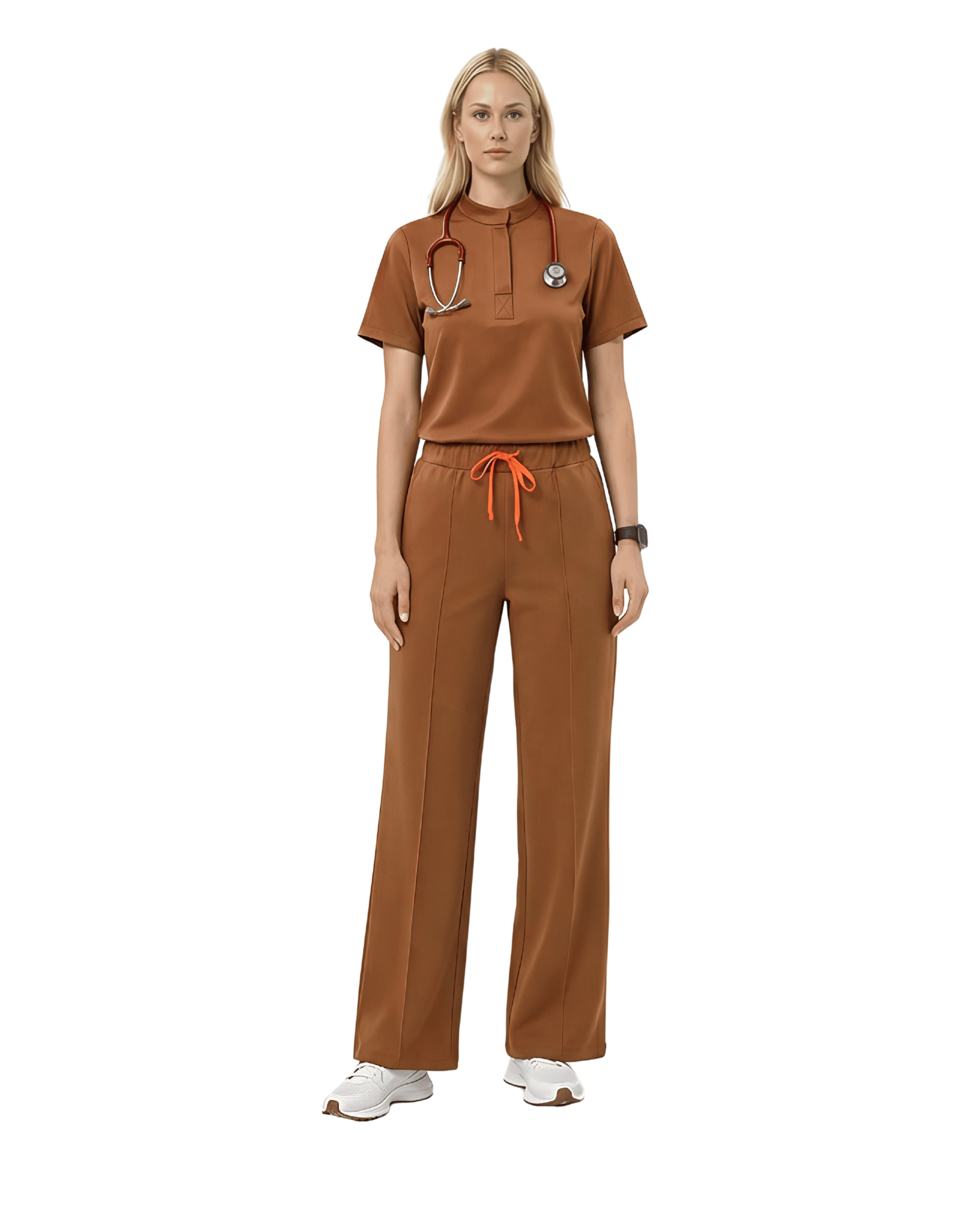 UltraSOFT pantalon camel pour femmes ensemble uniforme infirmière confortable tenue médicale