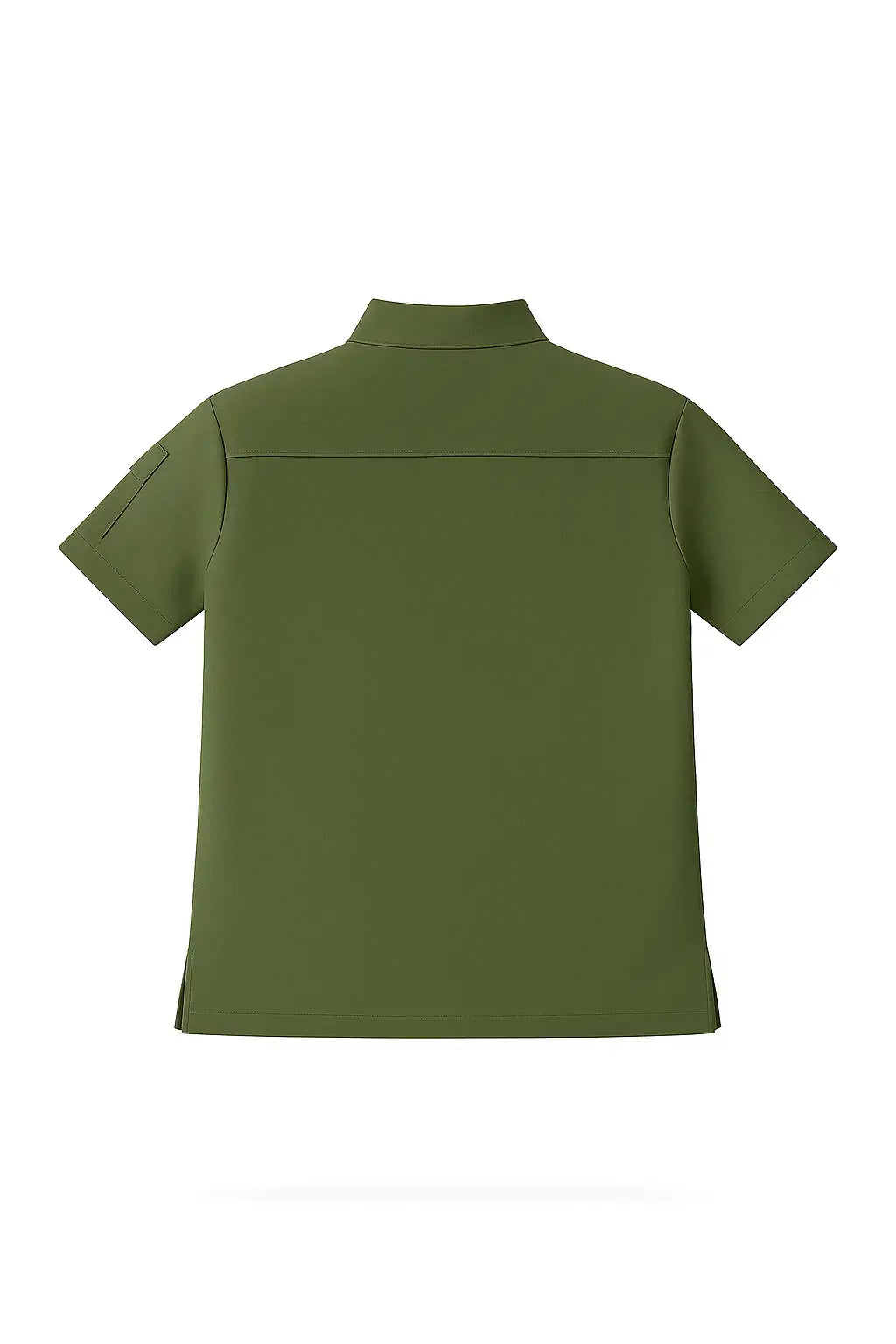 UltraSOFT green scrub top back view breathable medical workwear