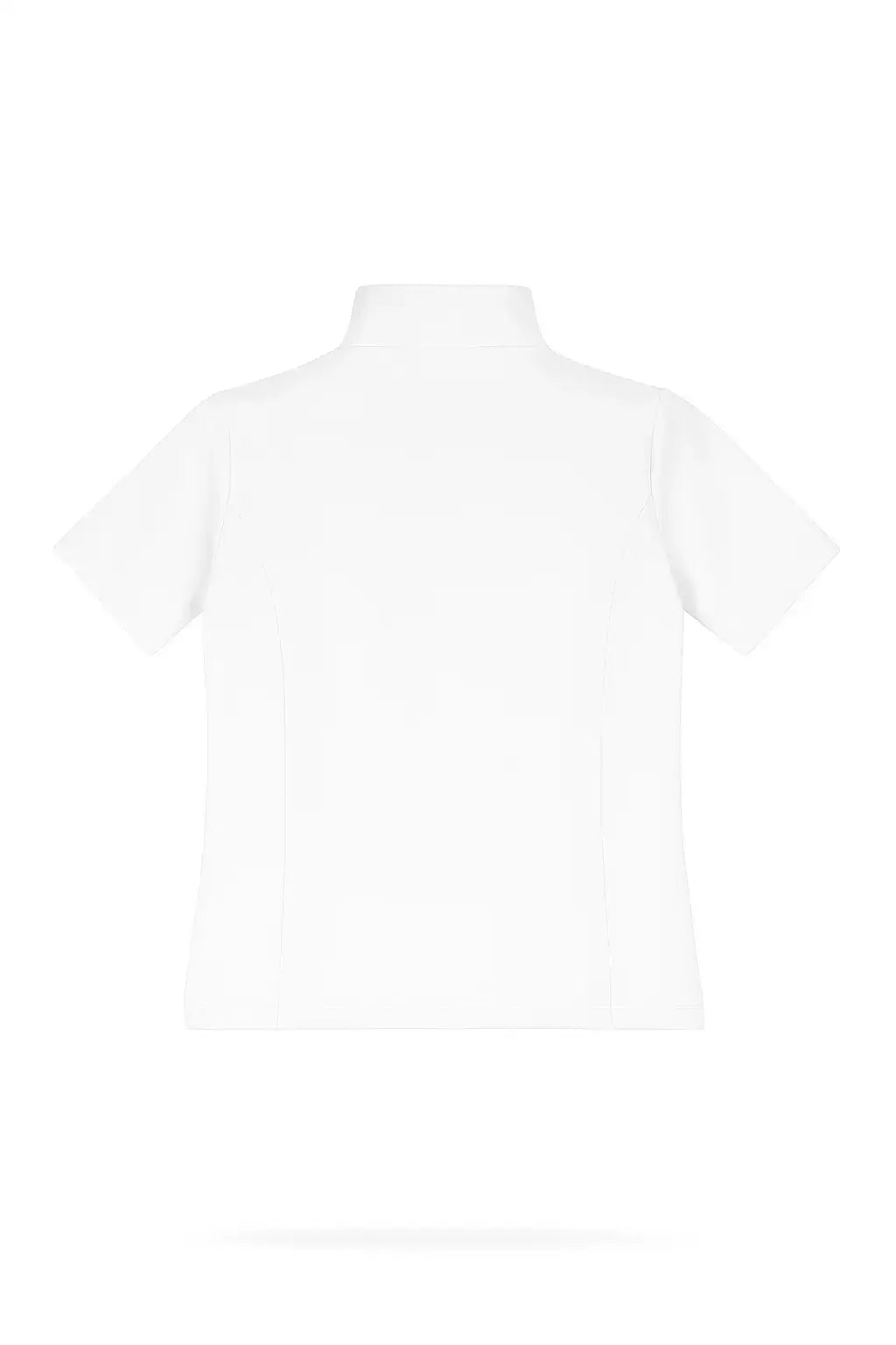 White nurse uniform scrub top for women F3 medical scrubs healthcare workwear backview